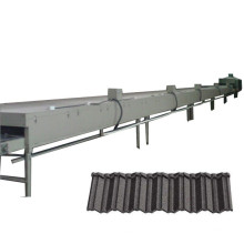 China Roof Lightweight Roofing Materials Stone Coated Metal Roof Tiles Production Machinery Line